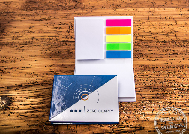 Haftnotiz Set Br&uuml;ssel mit Werbedruck