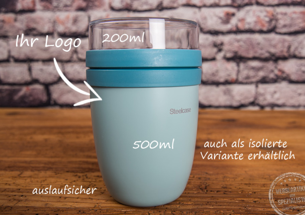 Details Mepal Ellipse Lunchbox  mit Firmenlogo