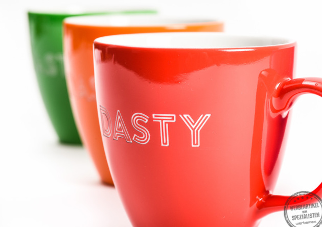 Jumbotasse als Werbegeschenk bedrucken