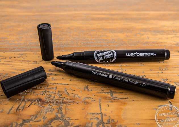 Permanent Marker von Schneider mit Werbedruck