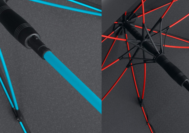 Detail Werbeschirm von Fare