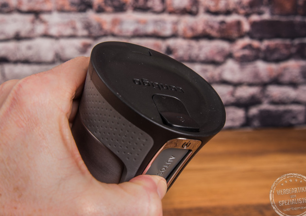 Einhandverschluss Thermobecher