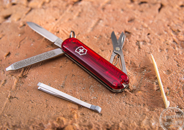 Schweizer Taschenmesser bedruckt mit Firmenlogo