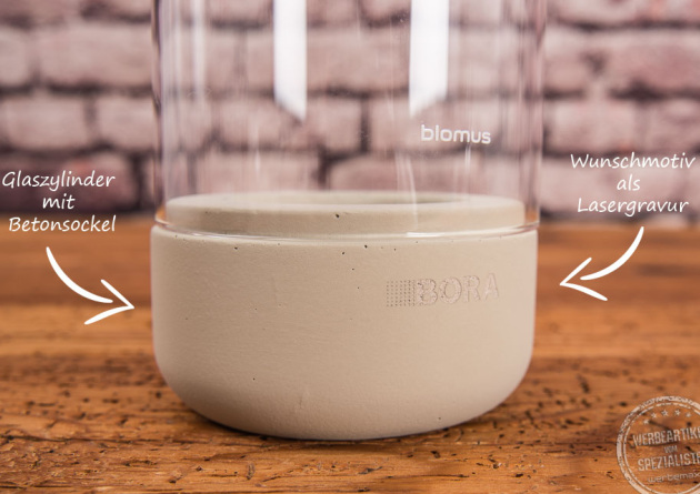 Blomus windlicht als Werbegeschenk mit Logo