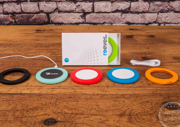 myMatola Wireless Charger mit austauschbaren Silikonringen