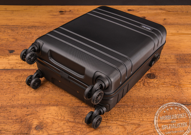 Travelite 4-Rad-Trolley schwarz liegend