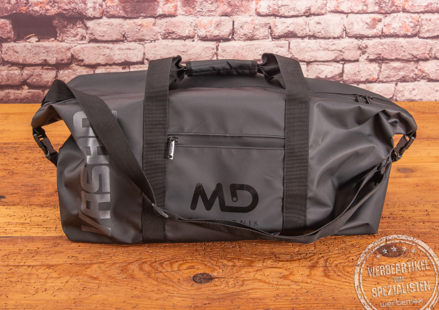 Sporttasche mit Logodruck als ideales Mitarbeitergeschenk. Verfügbar in 5 Farben, die mit Logo bedruckt ein schönes Geschenk sind. 