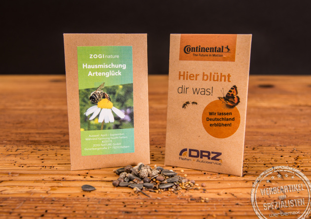 G&uuml;nstige und gleichzeitig nachhaltige Werbegeschenke. Die Sament&uuml;tchen mit individuellem Druck f&uuml;r Messen und Veranstaltungen.