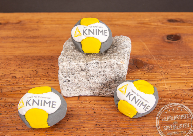 Footbag mit Logodruck Referenz Knime.