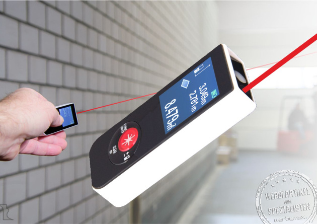 Quick Magic i2 Laserdistanzmesser als Werbeartikel