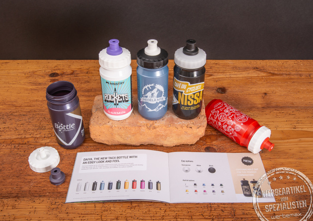 Nachhaltige Trinkflasche made in Europe mit auslaufsicherem Deckel