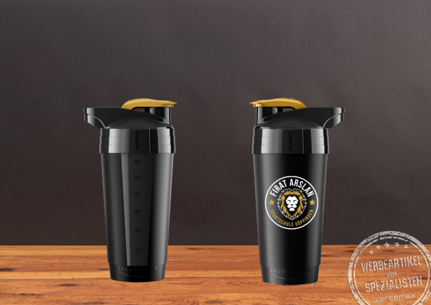 Premium Shaker X Sport Werbeartikel mit Logodruck.