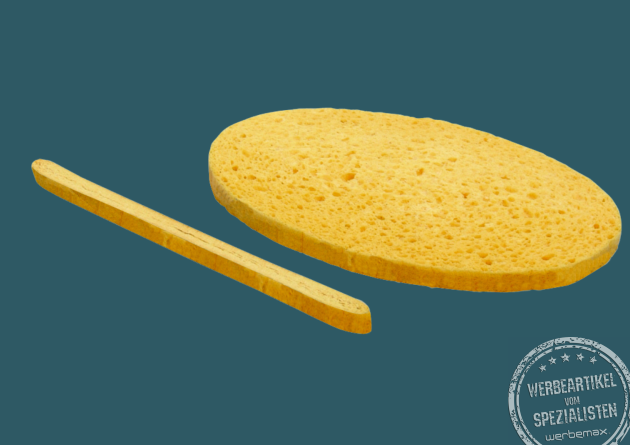 Quellschwamm SLIM als Werbeartikel