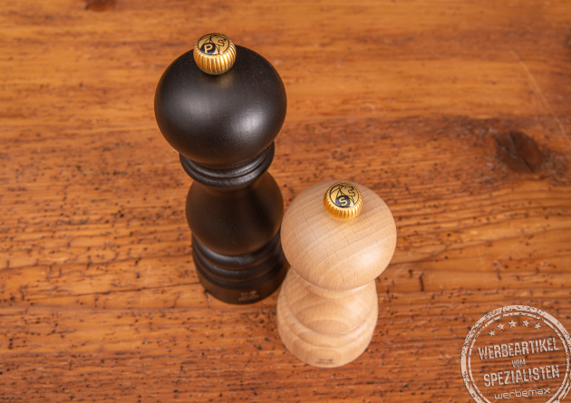 Salz- und Pfeffermühle Peugeot PARIS als Werbeartikel.