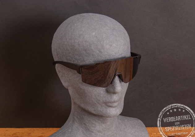Schnelle Sportbrille als auffälliges Giveaway mit Branding-Möglichkeit.