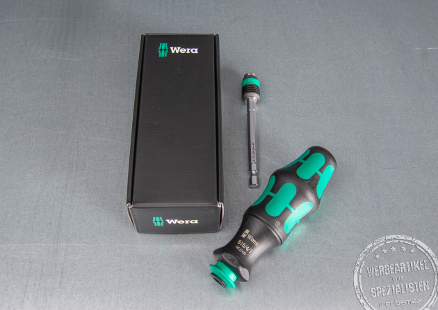 WERA Kraftform kompakt 20A mit Geschenkverpackung als Werbegeschenk.