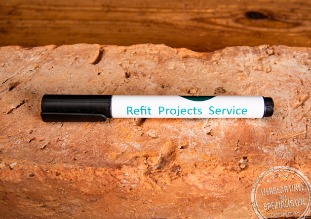 Schneider Permanent Marker bedruckt mit Logo Referenz "en rope".