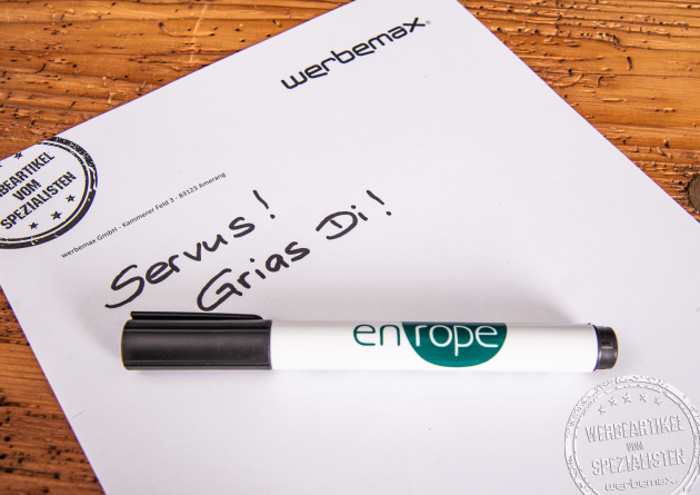 Schneider Permanent Marker mit Logodruck Referenz "en rope".