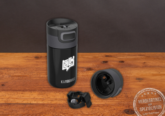 Praktisches Mitarbeitergeschenk - der Thermobecher Etna von Kambukka ist ein kompakter Isolierbecher f&uuml;r jeden Tag. 