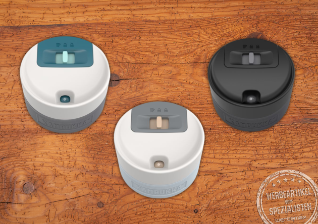 Praktischer 3-in-1 Deckel von Kambukka f&uuml;r den Thermobecher Etna