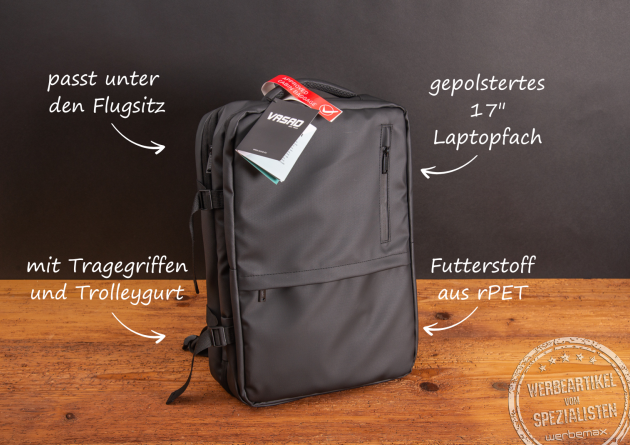 Hochwertiger Underseater von Vasad als perfektes Reisegepäck fürs Handgepäck.