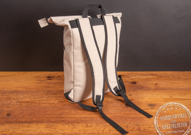 Halfar Basics Rucksack Rückenansicht Werbeartikel.