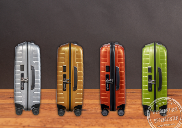 Hochwertige Samsonite PROXIS Koffer in verschiedenen Farben – stilvoll reisen mit Ihrer Marke.
