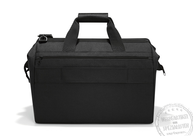 Reisenthel Allrounder L in Schwarz – geräumige Reisetasche als stilvolles Werbegeschenk für Kunden und Mitarbeiter.