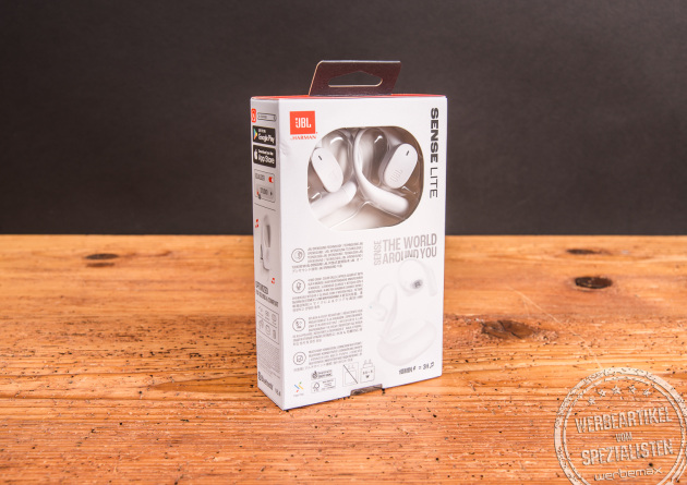 JBL Kopfhörer Sense Lite Bluetooth als modernes Werbegeschenk – kabellose Open Ear In-Ear Kopfhörer mit Firmenlogo personalisieren.