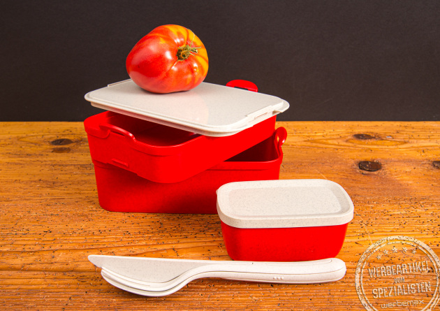 Koziol Stakk Lunchbox Schale – hochwertiges Werbegeschenk mit Logo.