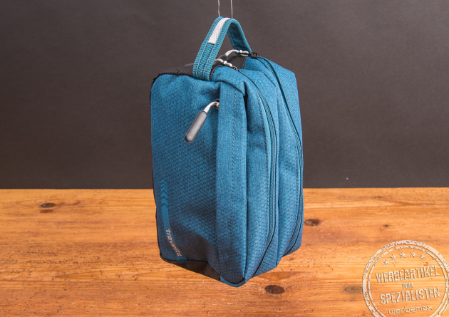 Kulturtasche Travelite Kick Off – das funktionale Werbegeschenk mit Platz für Pflegeprodukte und Logo.