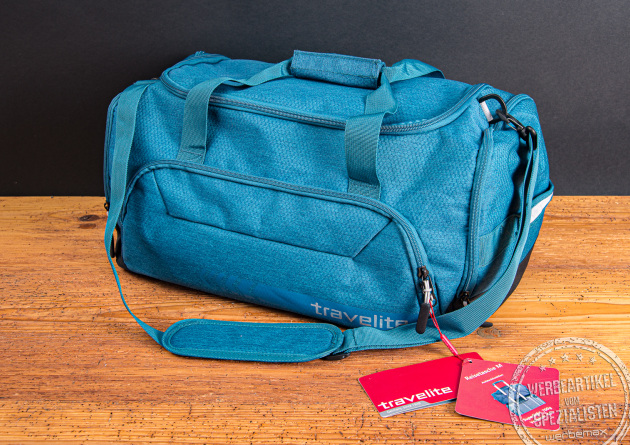 Travelite KICK OFF Reisetasche M – robuste Sporttasche aus Polyester mit travelite Etikett, ideal als Werbeartikel oder Mitarbeitergeschenk.