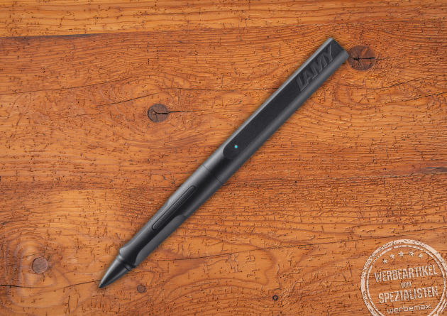 LAMY Safari note+ Stylus in Schwarz &ndash; digitaler Eingabestift f&uuml;r Apple iPad mit ikonischem LAMY Design, pr&auml;ziser Stylus f&uuml;r Apple Tablet als hochwertiges Mitarbeitergeschenk