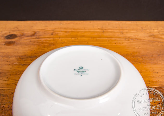 Bodenstempel der Seltmann Weiden Foodbowl Coup Fine Dining – hochwertiges Porzellan 100 % Made in Germany als Werbegeschenk mit Logo.