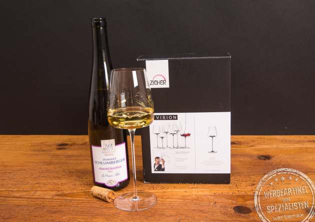 Weinglas Zieher Vision Fresh mit Wei&szlig;wein f&uuml;r frische Rebsorten und elegante Weinverkostungen.