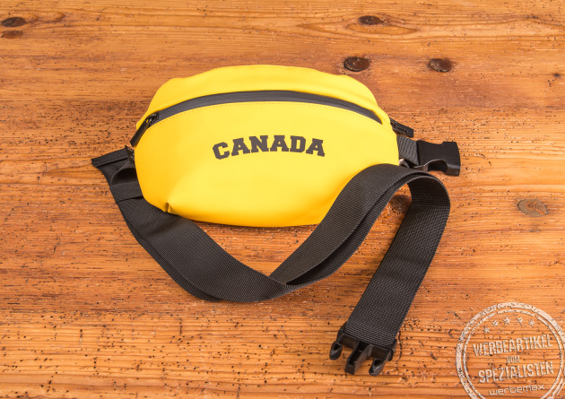 Gelbe G&uuml;rteltasche von halfar als modernes Werbemittel und Merchandise f&uuml;r Damen und Herren