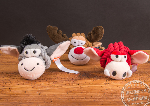 Spielzeug Hunde Knotentier in verschiedenen Designs &ndash; Hundespielzeug f&uuml;r Apportieren und Kauen