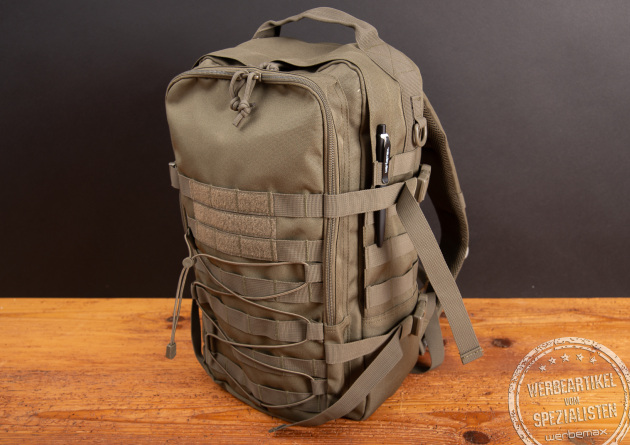 Halfar Laptop Rucksack MOLLE mit Logo als hochwertiges Kundengeschenk