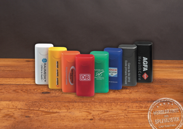 Bunte Pflasterbox bedruckt mit Firmenlogo, hochwertige Pflasterbox mit Logo als praktischer Werbeartikel f&uuml;r Events, Messen und Unternehmen