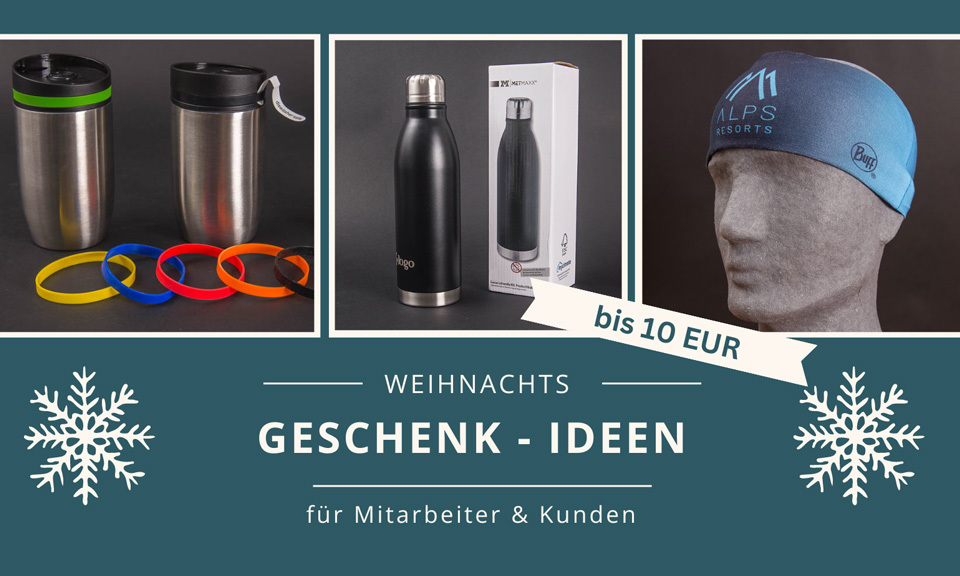 Titelbild Blogbeitrag Weihnachts Geschenk-Ideen bis 10 EUR.