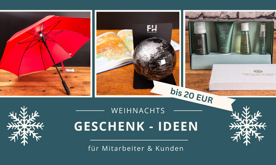 Titelbild Blogbeitrag Weihnachts Geschenk-Ideen bis 20 EUR.