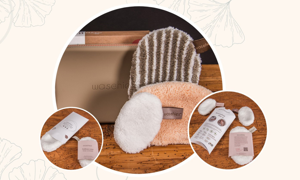 Waschies Abschminkpads in unterschiedlichen Ausf&uuml;hrungen als Werbeartikel.