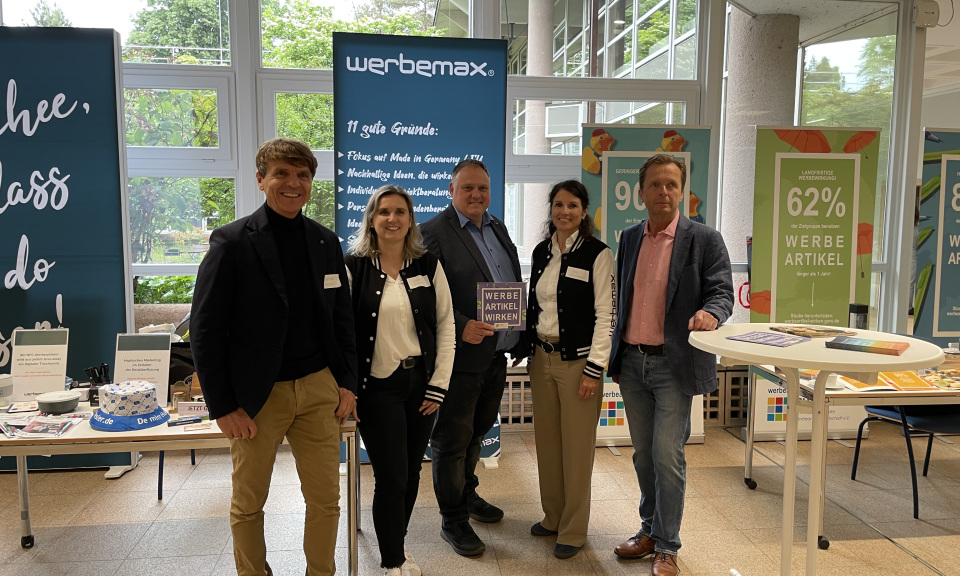 werbemax und das GWW Team am Stand in der TH Rosenheim zur AFM Tagung 2025
