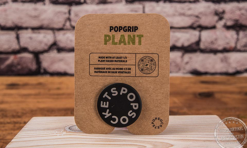 Popsocket Plant mit eigenem Logo bedrucken – nachhaltiger Handyhalter als Werbemittel.