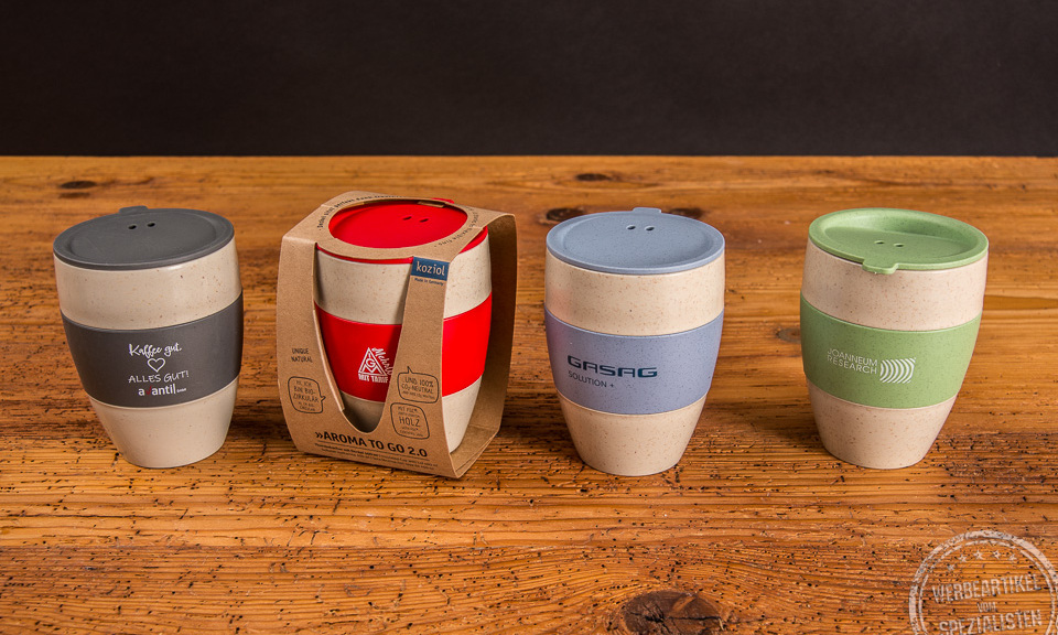 koziol Thermobecher mit Logo &ndash; Coffee to Go Becher bedrucken als nachhaltiges Werbegeschenk.