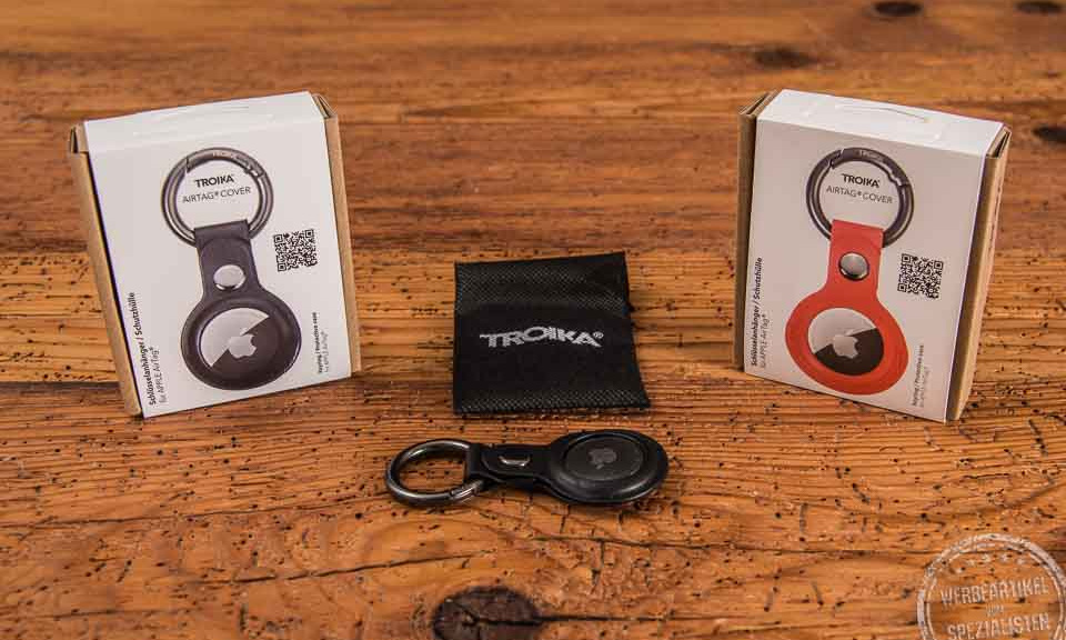 Troika Apple AirTag Anh&auml;nger als Werbemittel mit Geschenkbox