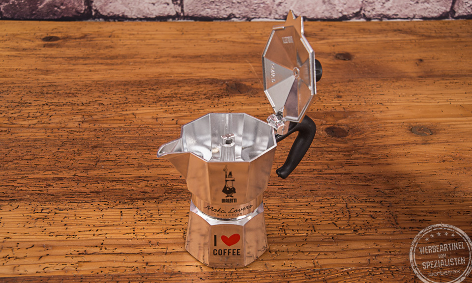 Bialetti Espressokocher mit Logo