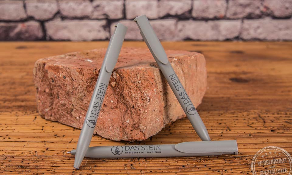 Kugelschreiber mit Logo das Stein