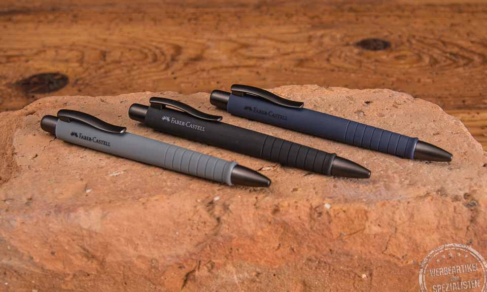 Kugelschreiber Poly Ball Urban Faber-Castell mit Logo bedrucken