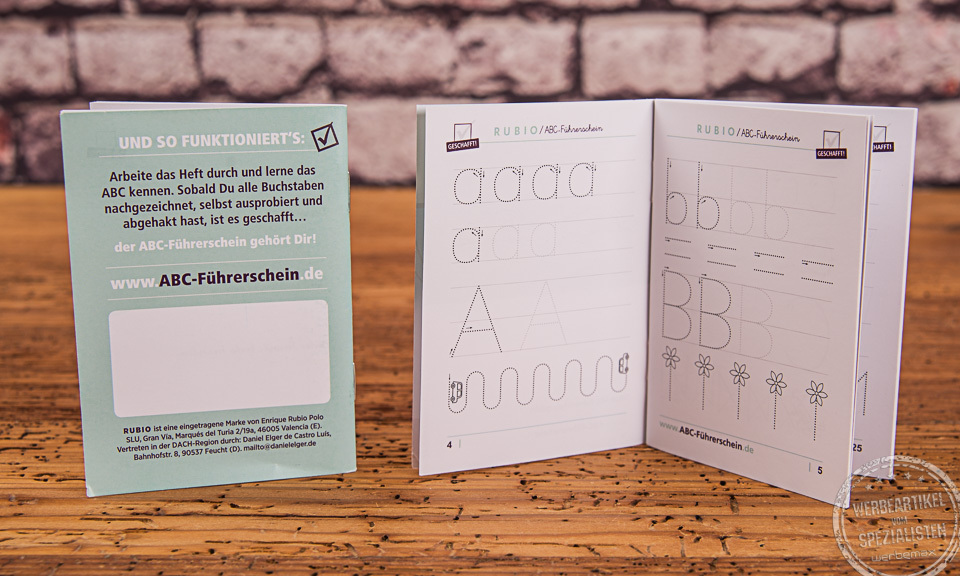 ABC-F&uuml;hrerschein zum Schulanfang